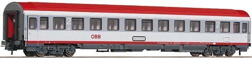 Passenger car 2nd class type Eurofima in New livery (1:100)<br /><a href='images/pictures/Roco/45171.jpg' target='_blank'>Full size image</a>